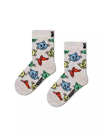 HAPPY SOCKS | Kinder Socken CAT grey | 